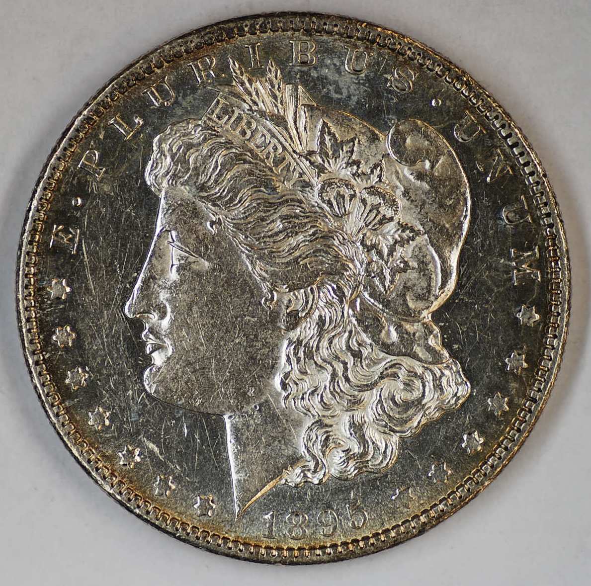 アンティークコイン 銀貨 1895-S Morgan Silver Dollar $1 PCGS MS 64